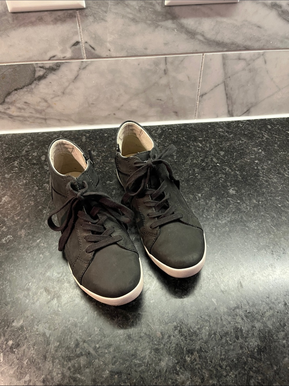 Ladies Black DANSKO High-Top Casual Sneakers